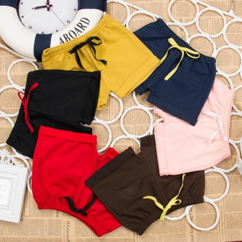 Summer Children‘s Shorts Boys and Girls Fifth Pants Pure Cotton Hot Sports Pants Beach Pants Children Toddler Baby Third Pants