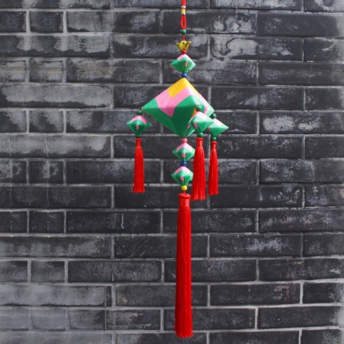 traditional gifts handmade products dragon boat festival decoration ling-shaped hanging string zongzi tassel pendant