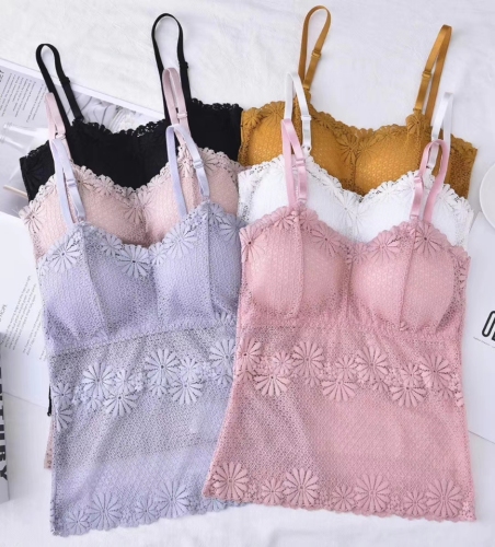 daisy long lace camisole all-match spot fast delivery small mixed batch stall hot sale supply