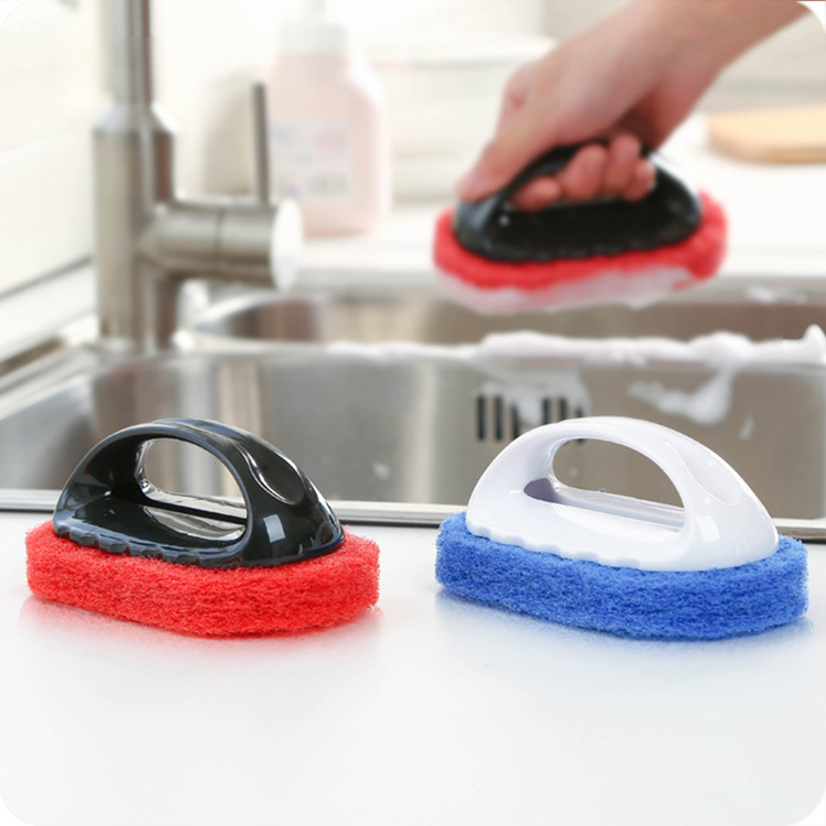 Strong decontamination hard bottom Clean Brush kitchen counter bath tub brush floor tile wipe