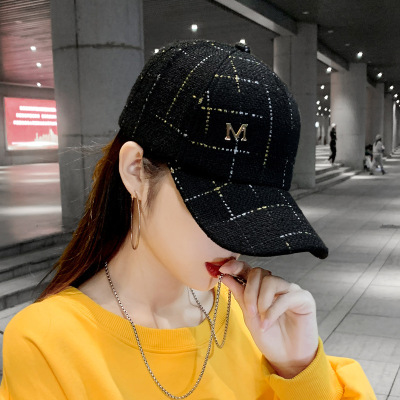 Supply The 2020 new Korean fashion Versatile Casual Face show Small Cap  Popular Logo M Hat woman