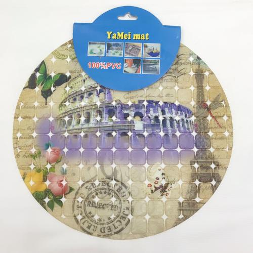 Tower Printing PVC Kitchen Sink Mat Non-Slip Mat Waterproof and Oil-Proof Washable Non-Slip Mat