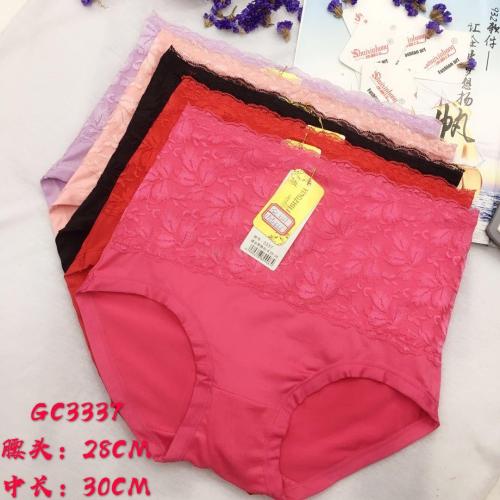 foreign trade underwear women‘s underwear high waist briefs solid color lace stitching women‘s pants factory direct sales