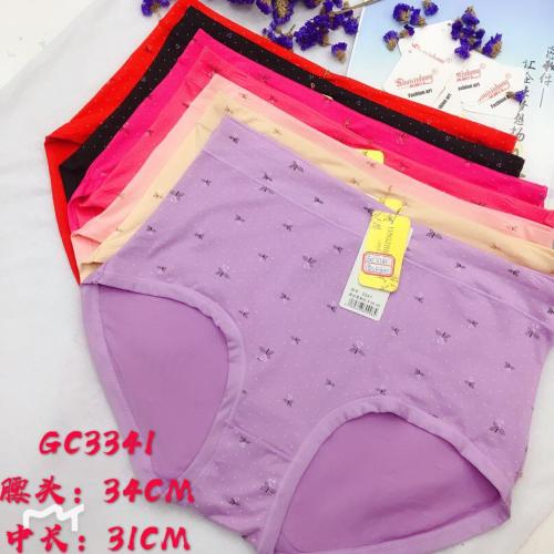 foreign trade underwear women‘s underwear printed briefs high waist large version mummy pants factory direct sales