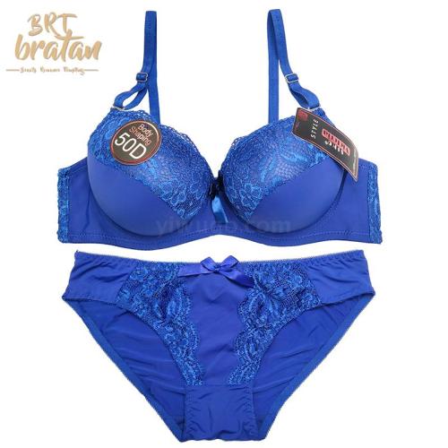 foreign trade bra set thick meat upper support lace large size with steel ring 42-52d northern hemisphere big figure