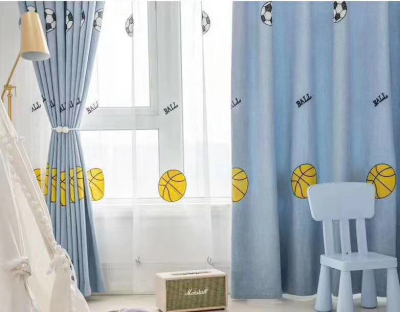 The Curtain - Returned the football Curtain bo Gallery Home Textile Factory Direct Selling