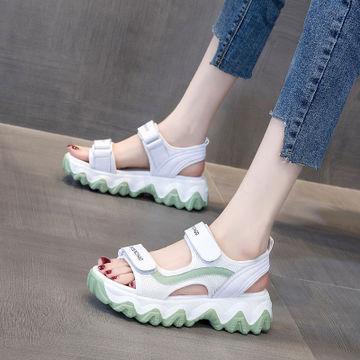 sports sandals for female students 2020 summer new korean style internet celebrity versatile casual platform non-slip shoes for women