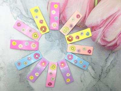 Korean Style Sweet Little Daisy Printed BB Clip Cartoon Baby Fringe Hairpin Child Student Cute Candy Color Hair Clip