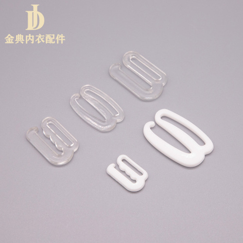 special environmental protection nylon white black transparent thickened 9-word adjustable buckle plastic sling underwear adjustable bra buckle
