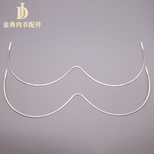 Underwear Accessories Swimsuit Stainless Steel One-Piece Steel Ring Non-Magnetic Bra Curved Steel Ring Bra Three-Dimensional Fixed Steel Bow