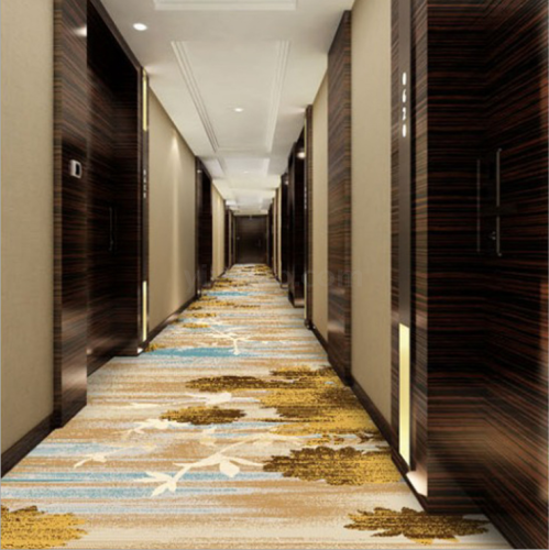 Xincheng Classic Nylon Printing 1400G Flame Retardant Hotel Walkway Carpet Can Be Customized Full of Nylon Printed Carpet