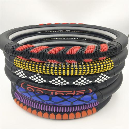 hot sale wholesale foreign trade export car 4 seasons universal car steering wheel cover non-slip universal grip cover m
