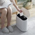 Automatic dustbin  household simple Japanese bathroom kitchen large-scale press - type popup sorting trash can