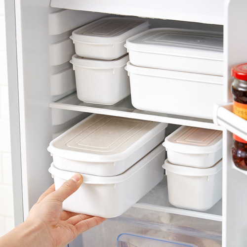 Refrigerator Food Storage Box Kitchen Cereals Sealed Crisper Household Plastic Food Dumplings Box