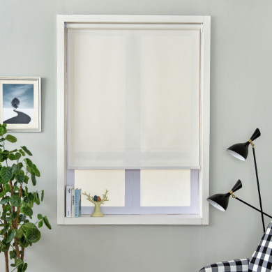 抗紫外线防火阻燃防霉窗帘 新中式挂帘卷帘卧室半遮光