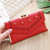 Korean women's wallet long women's fashion bag rivet buckle wallet card bag dinner bag