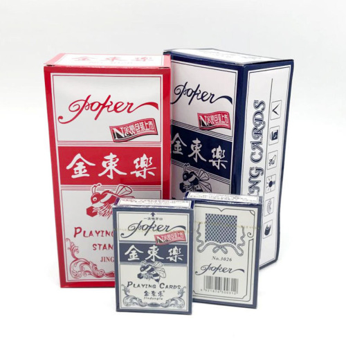 Paper Playing Card Jin Dongle 3026 Sun Paper Two-Color New Leisure Entertainment Playing Card Jin Dongle Factory Direct Sales