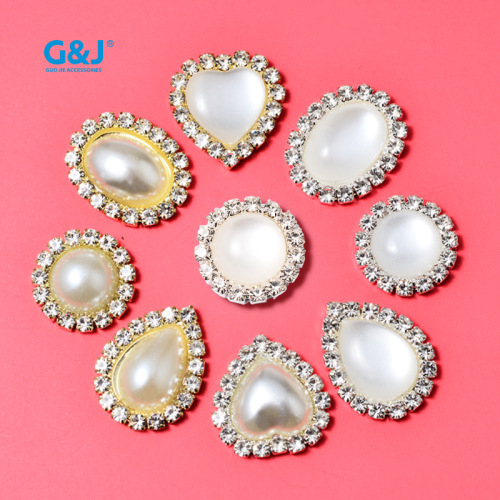 Spot Hot Sale Opal Pearl Edging Claw Chain Wholesale DIY Stick-on Crystals Hair Accessories Headwear Accessories Manicure Jewelry