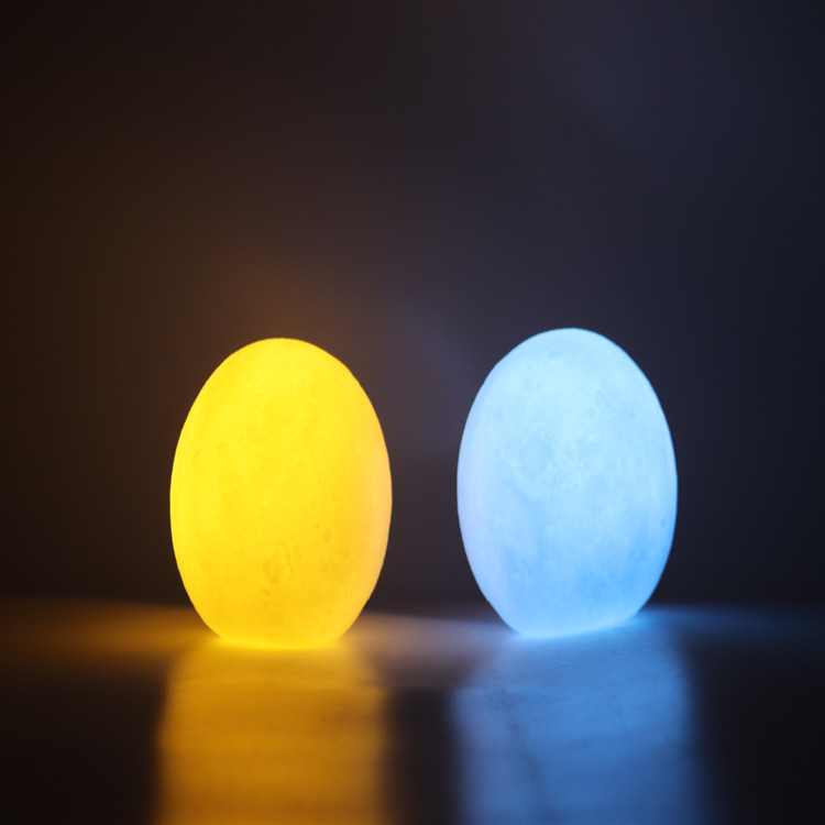 3D月球小夜灯公仔玩具灯搪胶LED玩具灯儿童房玩具灯