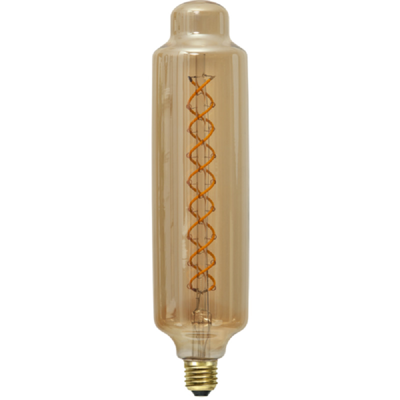 亚马逊热销复古T型LED灯T80琥珀色软灯条220V咖啡厅怀旧风装饰灯
