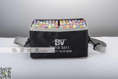 BV168 color one-shoulder backpack marker pen painting special double - head art color pen factory direct sale