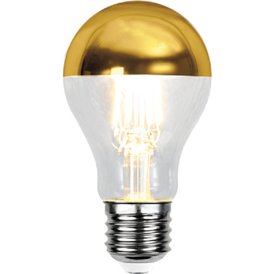 CE/ROHS certified bulb wholesale A60LED bulb 2W E27 antique filament lamp top gold-plated