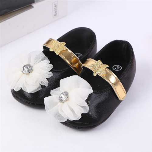 Baby Shoes Small Leather Shoes Super Soft Small Flower Baby Shoes Toddler Shoes Manufacturer