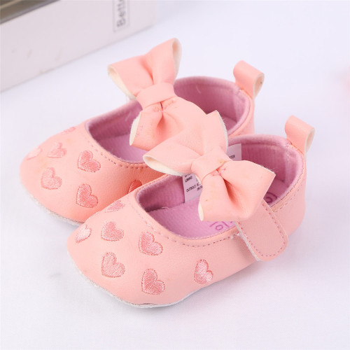 Baby Shoes Small Leather Shoes Super Soft Bowknot Baby Shoes Toddler Shoes Manufacturers
