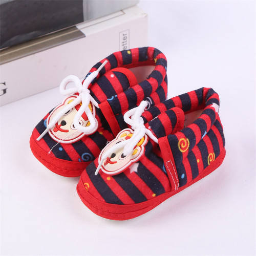 Baby Shoes Tiger Head Shoes Cloth Shoes High-Top Super Soft Cartoon Baby Shoes Toddler Shoes Manufacturers