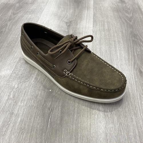 Fashion New Pure Color Leather Fabric Splicing Anti-Slip Wear-Resistant Outsole Casual Men‘s Shoes Customized Foreign Trade plus Size Men‘s Shoes