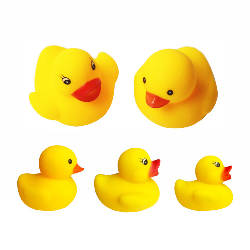 beach toys playing water little yellow duck baby bath toys vinyl pinch called duck children educational toy toy