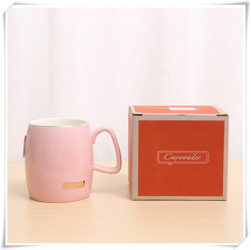 Creative Personalized Cup Ceramic Mug Pink Trend Couple Drinking Cups Household Coffee Cup Men‘s and Women‘s Tea Cups