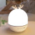 Genie Adorable Rabbit Starry Sky Projection Lamp Led Charging Rotating Atmosphere Small Night Lamp Holiday Gift Customization