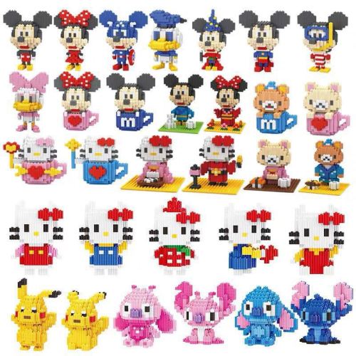 * joint high series building blocks stall popular cartoon 68100-213 educational toys miniature series small particle accumulation m