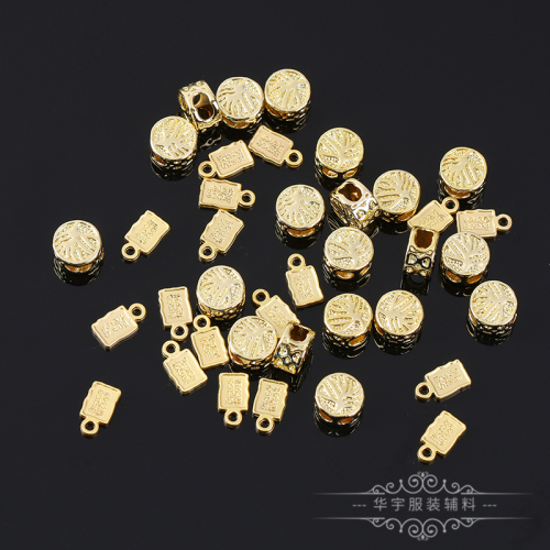 diy jewelry bracelet rope closing knot accessories positioning beads gold plating color retention factory direct jewelry accessories