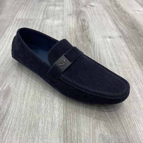 factory customized velvet fabric comfortable boutique men‘s shoes foreign trade spring and autumn slip-on casual shoes men shoes