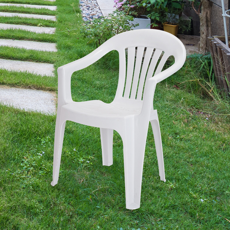 厂家直销加厚塑料椅子 花园休闲椅大排档椅子
