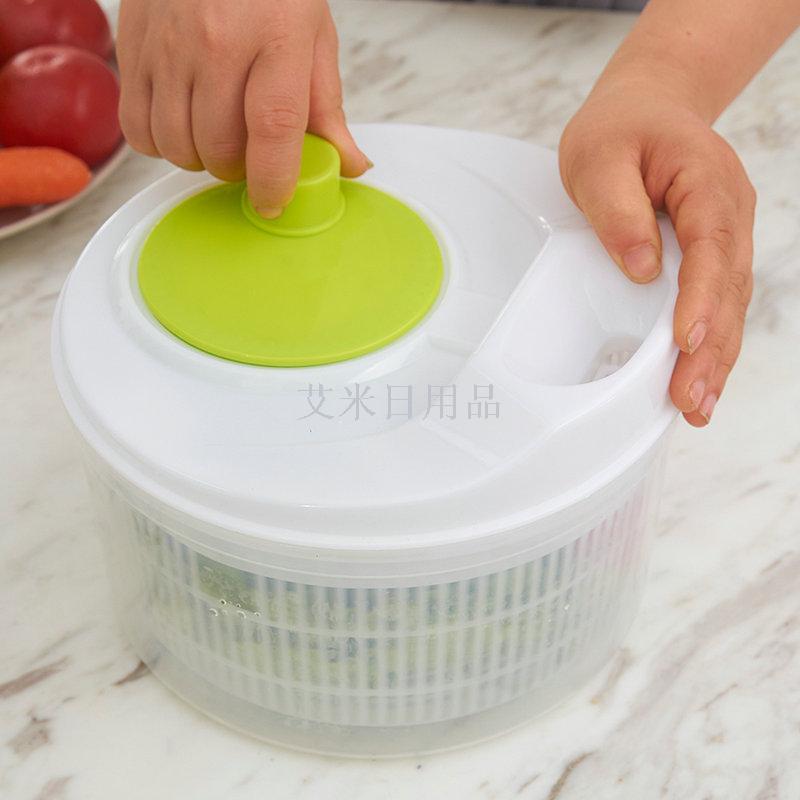 Household vegetable dryer vegetable dehydrator dehydrating basket Creative plastic fruit water filte