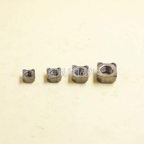 Welded nut, square, welded nut, high strength nut, hot dip galvanized steel nut, nut nut, nut nut, n