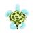 Pet products new stuffed toy Dog voice bite stuffed turtle figurines grinding teeth creative fun toys