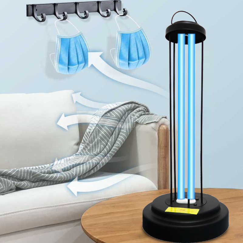 紫外线灯铁艺杀菌灯家用消毒灯臭氧移动除螨紫光灯室内学校uv灯