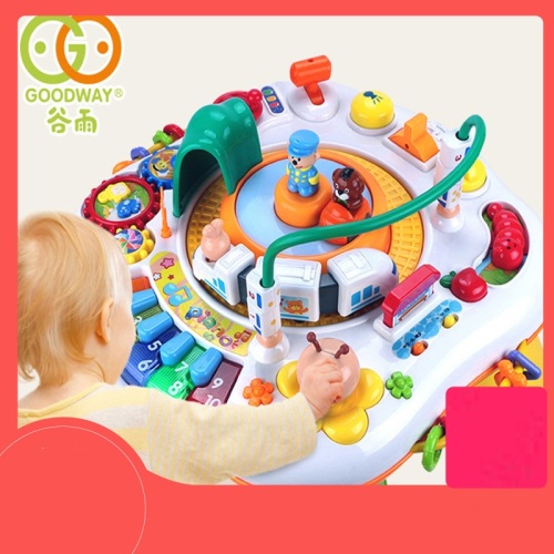 * gu yu baby multi-function game table children‘s toys 1-3-4 years old baby early education educational learning table