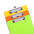 Wholesale PS Plastic Solid Color File Hook Clip Power Clip Writing Flat Clip A5 Folder Writing Pad