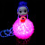 New Ddung Flash Doll Luminous Doll Necklace Hanging Machine Valentine's Day Gift Stall Toy