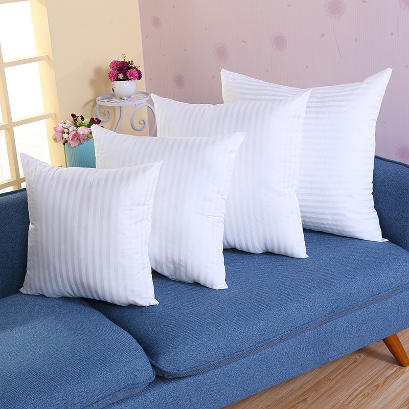 Manufacturer Direct PP cotton striped core Office Sofa without cover custom pillow Pillow Core