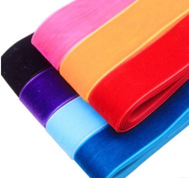 factory low price spot wholesale black and white polyester velvet belt color nylon velvet belt diy velvet belt single-sided flocking belt