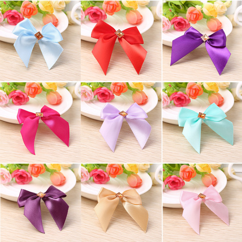 woven bow high quality high density polyester belt exquisite fashion women‘s hair accessories handmade diy jewelry