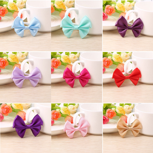 personalized diy candy box clothing headwear accessories ten-color ribbon ribbon bow tie candy box accessories wholesale