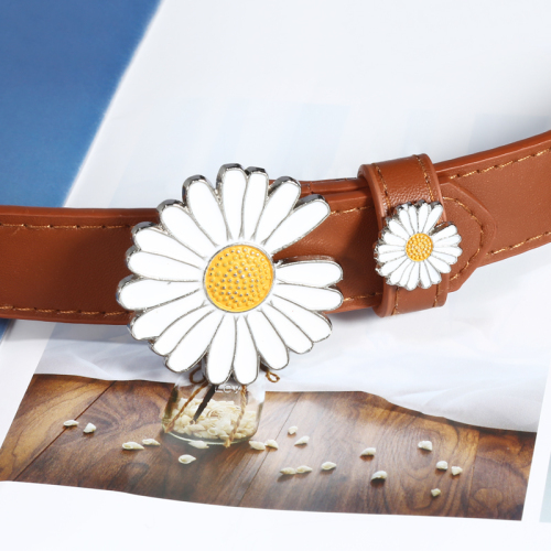 women‘s belt daisy stall hot-selling internet celebrity tiktok same belt youth fashion all-matching factory direct sales