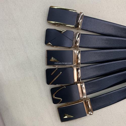 men‘s automatic belt network stall belt scratch-resistant pants belt manufacturer direct sales